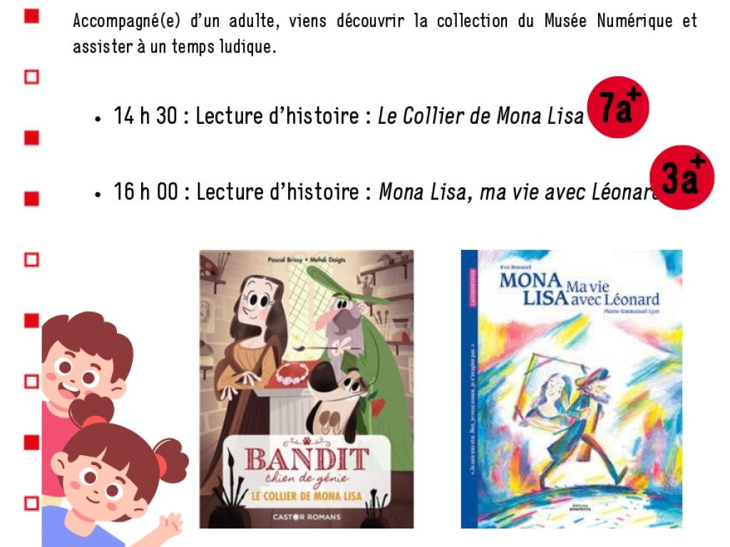 Micro-Folie : le rendez-vous des enfants : Mona Lisa Micro-Folie : le rendez-vous des enfants : Mona Lisa