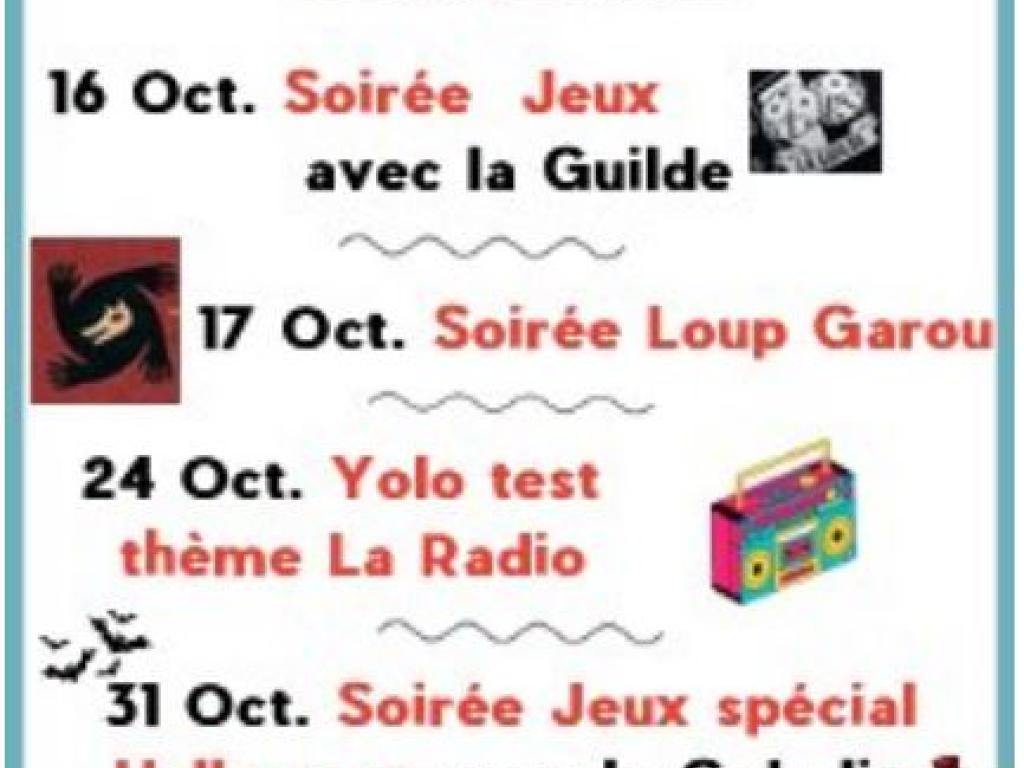Soirée jeux spécial Halloween à Briv'yolo