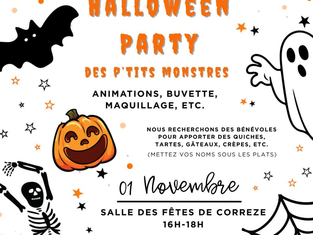 Hallowem Party des p'tits monstres