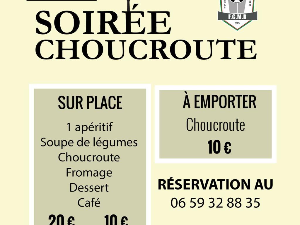 Soirée Choucroute Soirée Choucroute