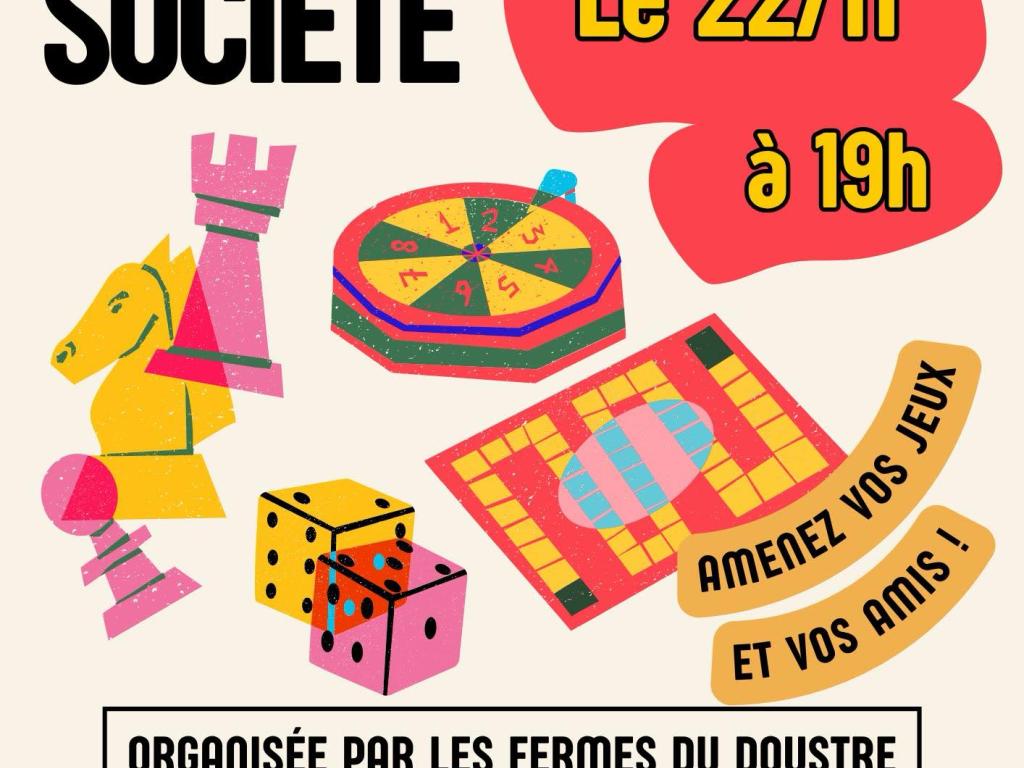 Soirée jeux de société