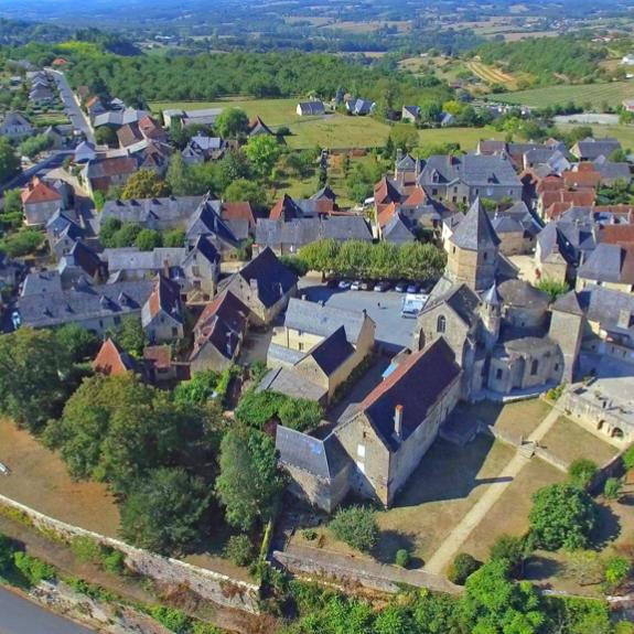 Vue aérienne de Saint-Robert