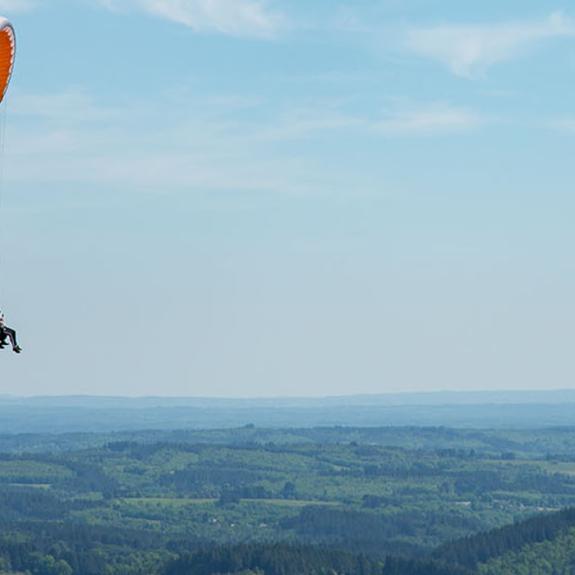 flying person