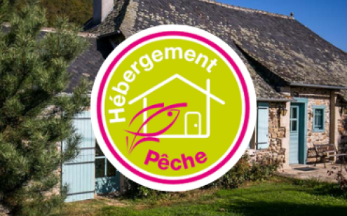 Logo label hébergement pêche