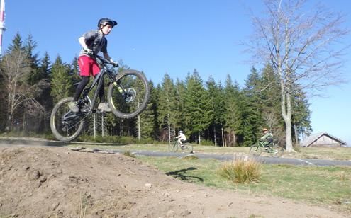 Piste de descente VTT du Mont Bessou