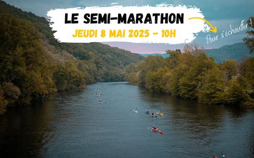Le semi-marathon, d'Argentat à Brivezac