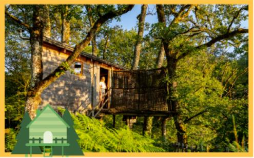 Cabane dans la foret en Corrèze