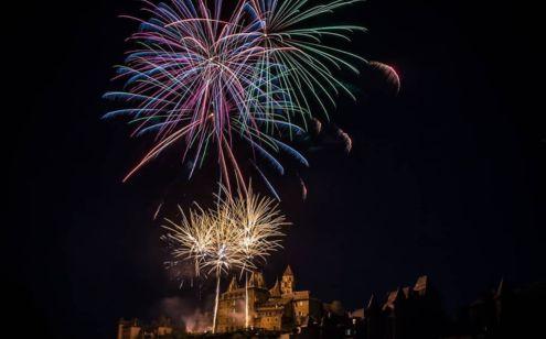 Feux d'artifice en Corrèze