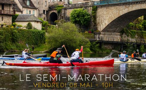 Le semi-marathon, d'Argentat à Brivezac