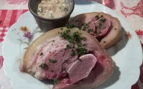 La tête de veau sauce gribiche