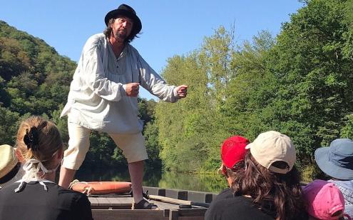 Gabare à Argentat - @val2777