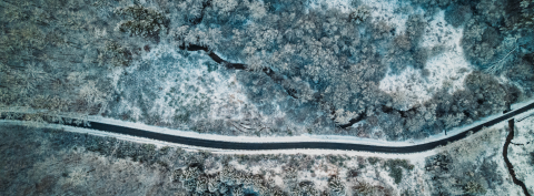 La Corrèze sous la neige