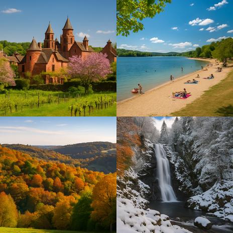 La Corrèze des 4 saisons