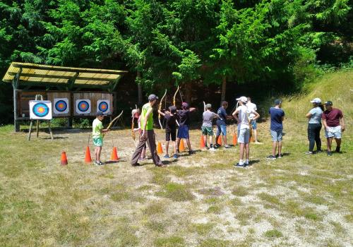 Tir à l'arc 3D Libre : BASE Sports Loisirs Vézère - VOUTEZAC - Tourisme  Corrèze