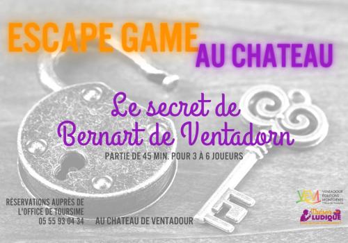 Escape Game au château de Ventadour Du 19 mai au 13 août 2024