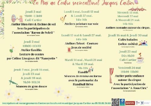 Cafés balades (Centre municipal socioculturel Jacques... Du 16 au 30 mai 2024