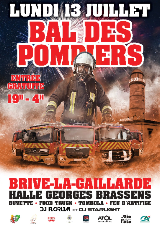Bal des pompiers (Halle Brassens)