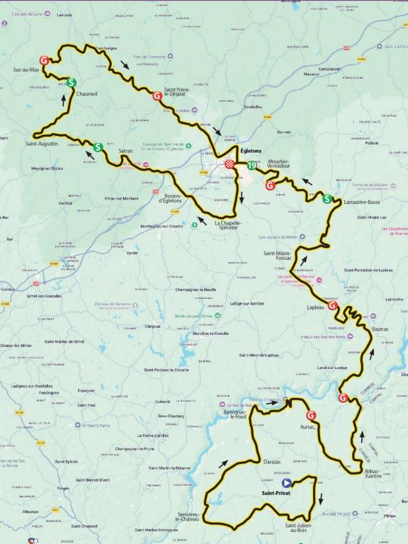 3e étape du Tour du Limousin