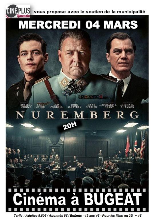 Cinéma à Bugeat : Nuremberg