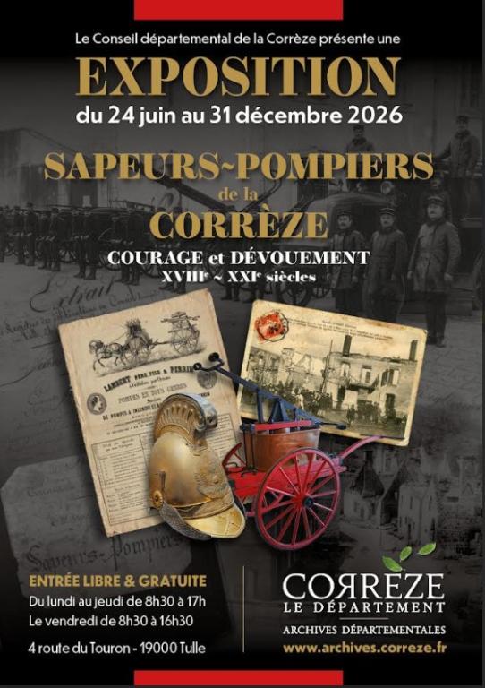 Exposition sapeurs pompiers de la corrèze