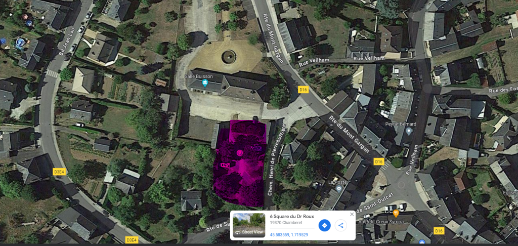 Aire d'accueil de camping-cars de Chamberet