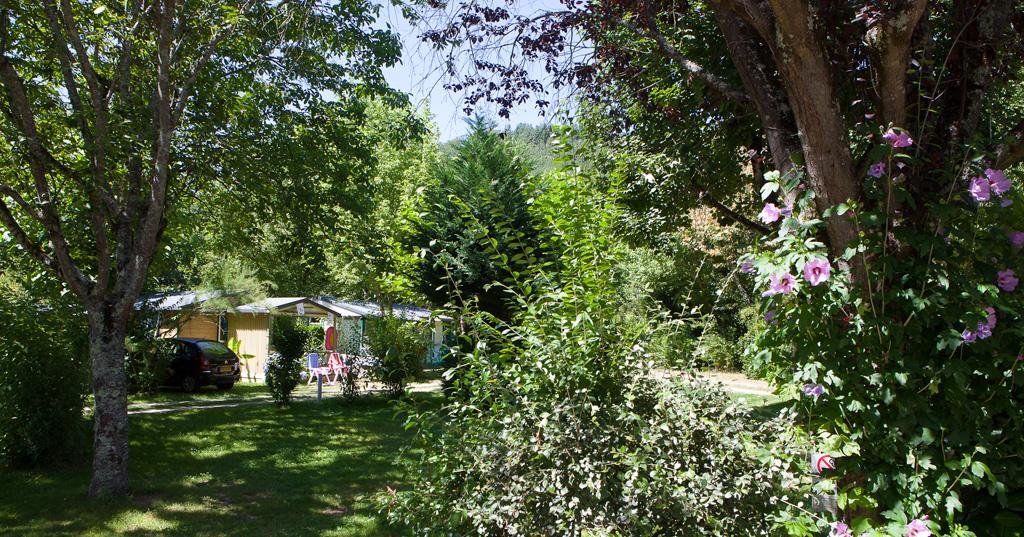 Aire d'accueil de camping-cars du camping au Soleil d'Oc