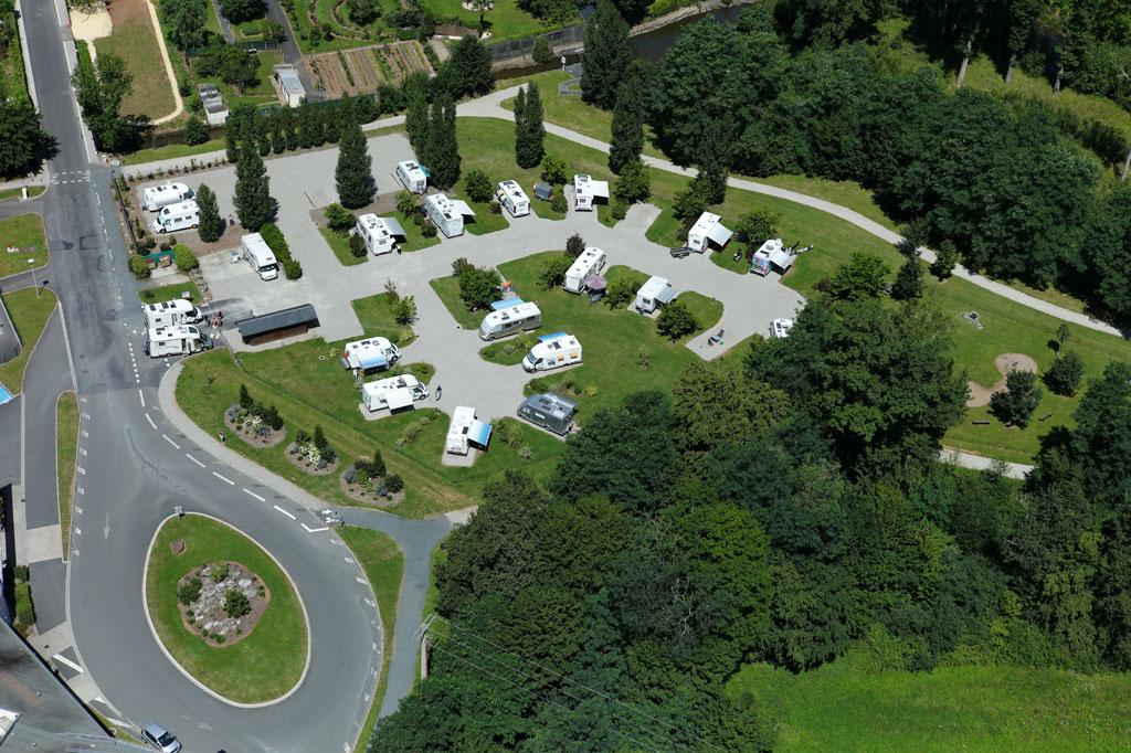 Aire d'accueil de camping-cars d'Objat