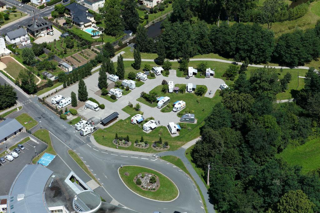 Aire d'accueil de camping-cars d'Objat