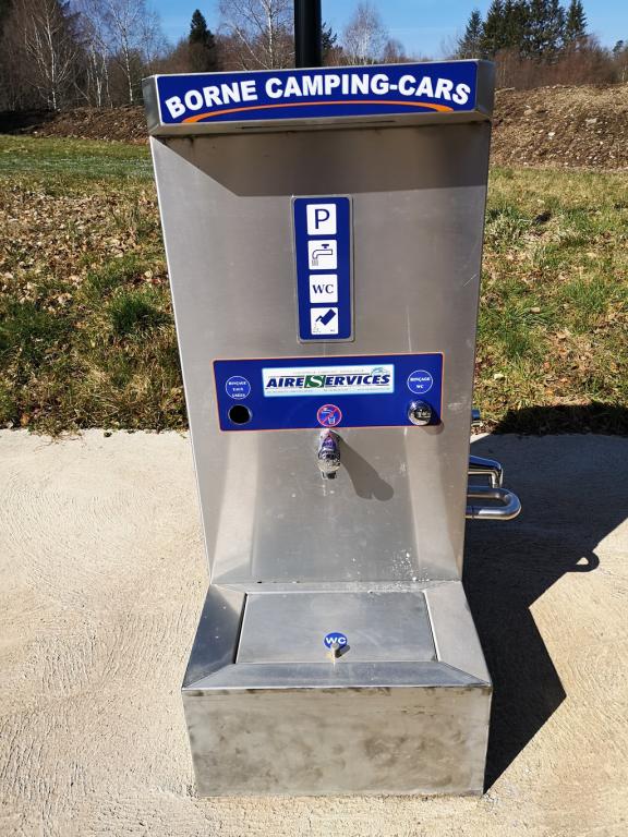 Aire d'accueil de camping-cars du camping de Tarnac