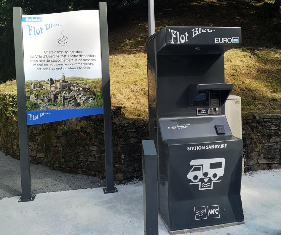 Aire d'accueil de camping-cars d'Uzerche