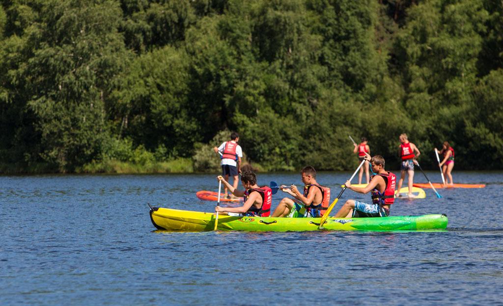 Stand up paddle plan d'eau de Miel