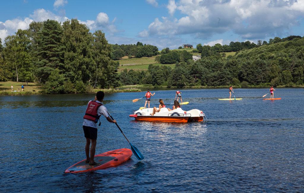 Stand up paddle plan d'eau de Miel