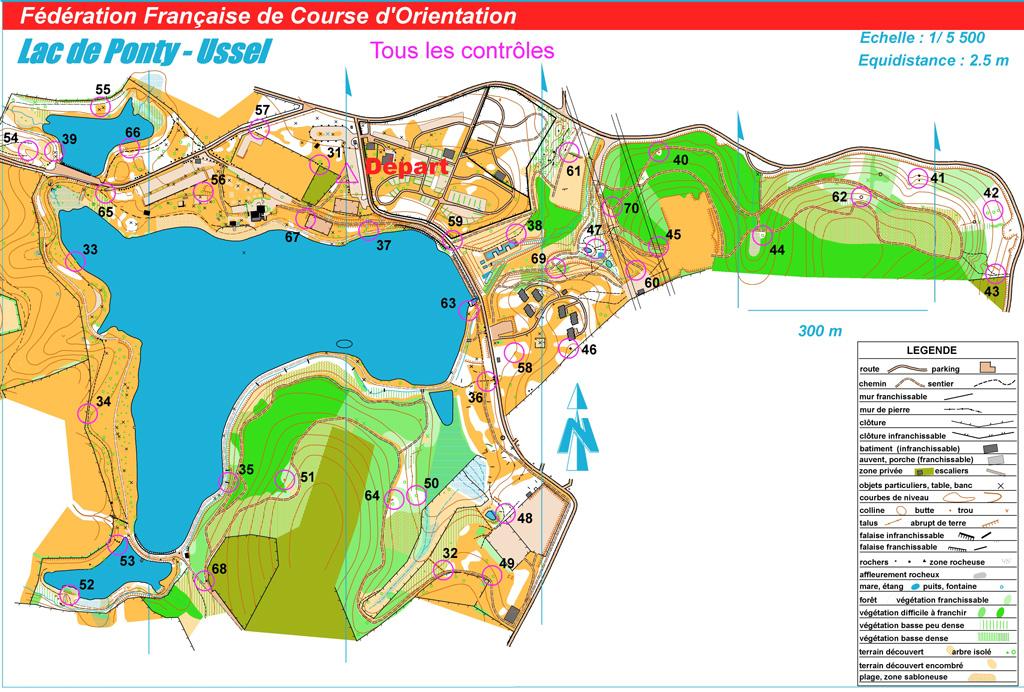 Parcours permanent d'orientation du Lac de Ponty
