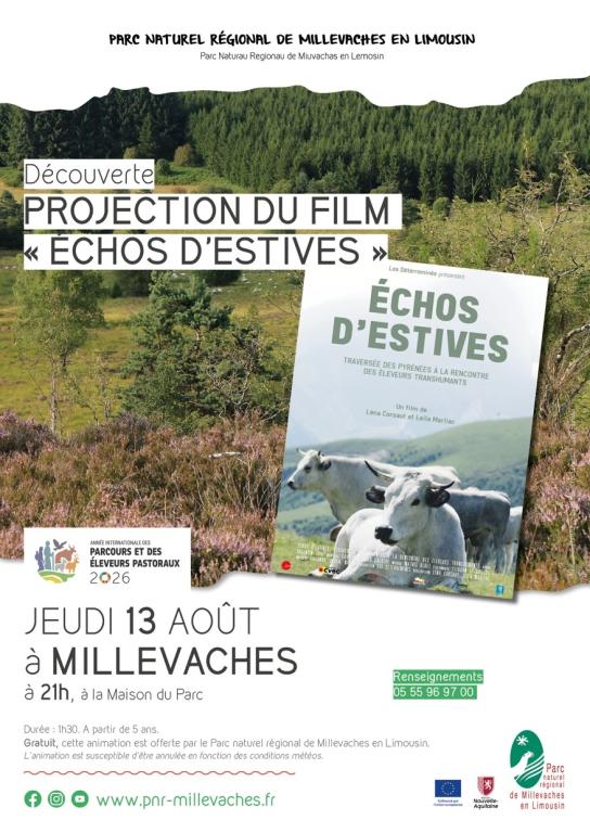 Projection du film "Echos d'estives"