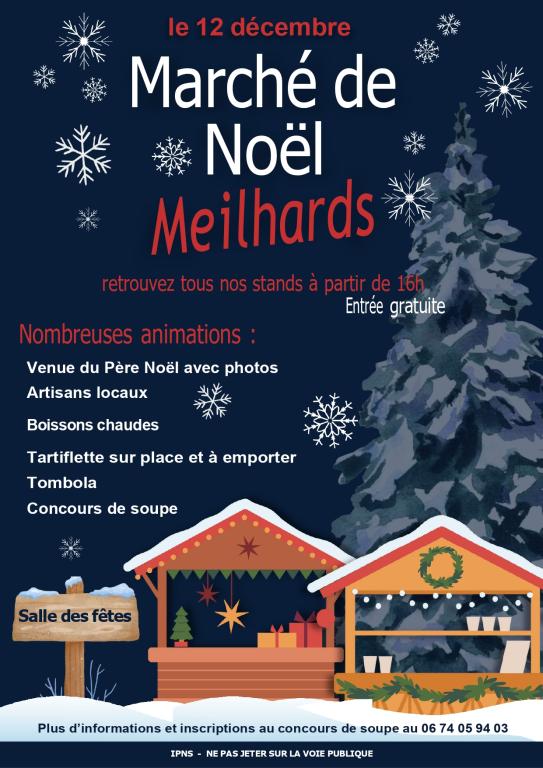 Marché de Noël à Meilhards