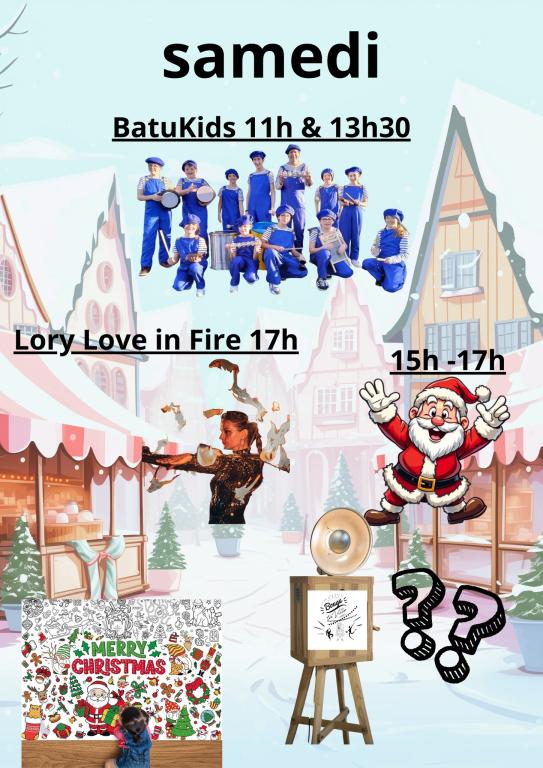 Marché de Noël festif