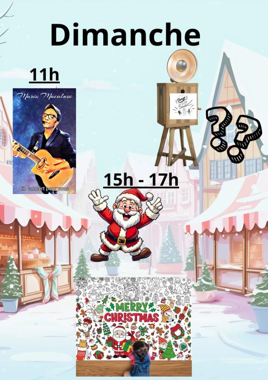 Marché de Noël festif