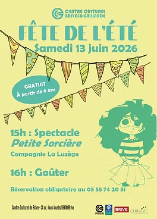Fête de l'été: spectacle et goûter (Centre Culturel)