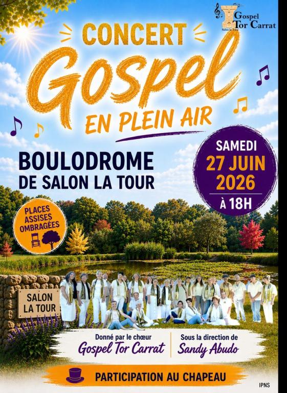Concert Gospel en plein air