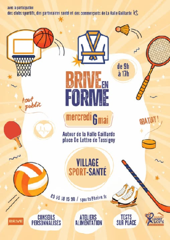 Journée Brive en forme autour de la Halle Gaillarde