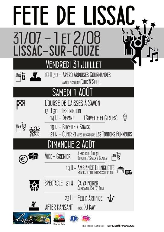 Fête votive de Lissac sur Couze