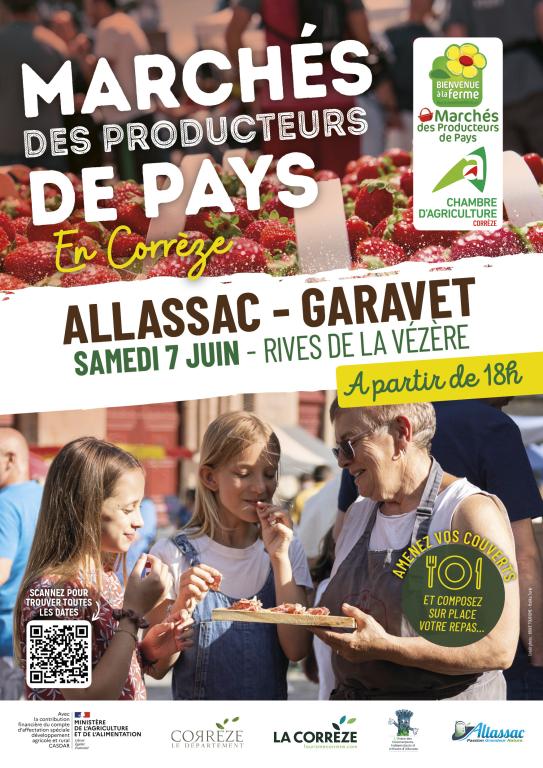 Marché des Producteurs de Pays de Garavet Allassac