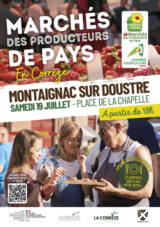 Marché des Producteurs de Pays de Montaignac-sur-Doustre