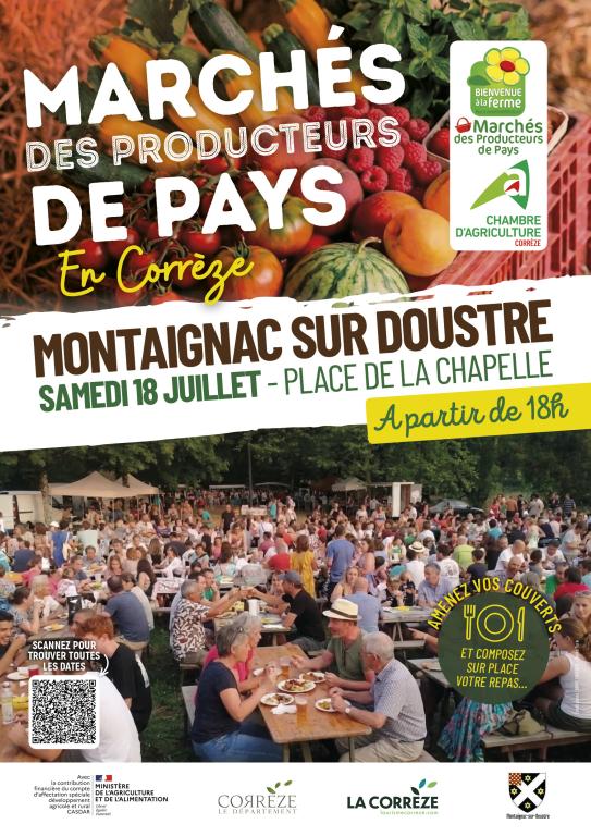 Marché des Producteurs de Pays de Montaignac-sur-Doustre