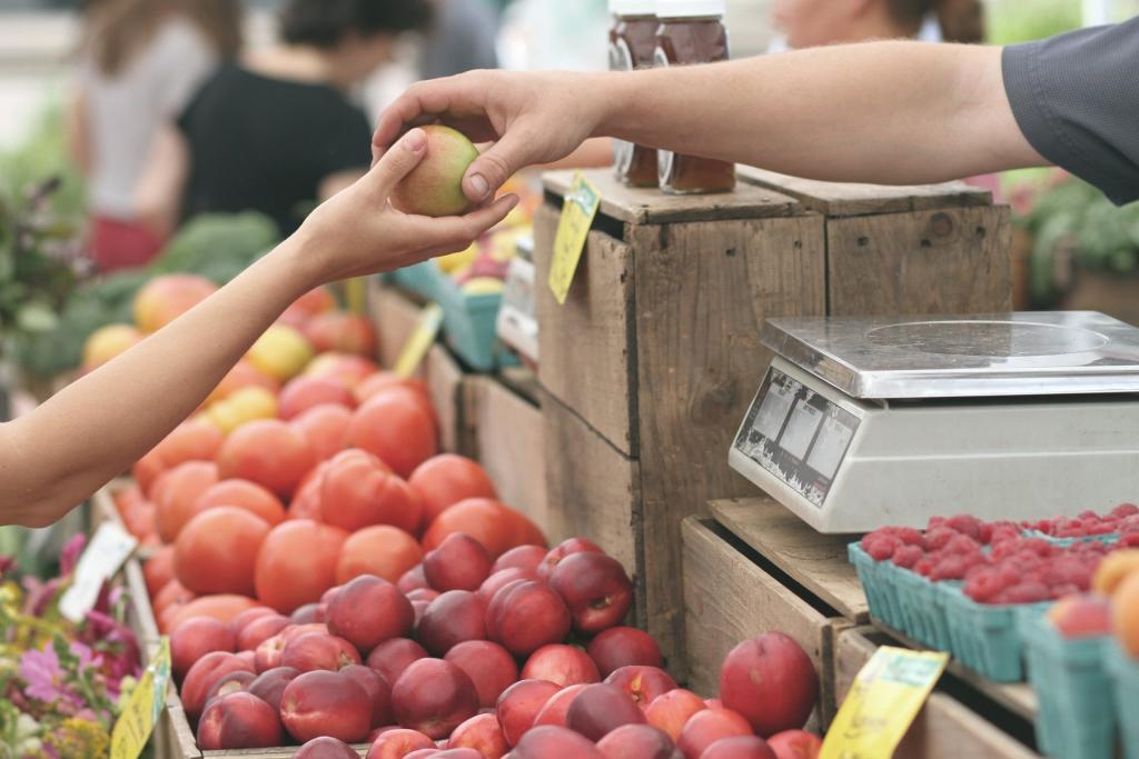 Marché de Perpezac le Blanc