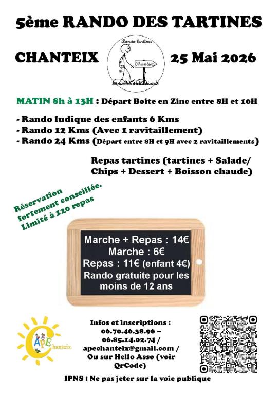 5ème Randonnée des tartines