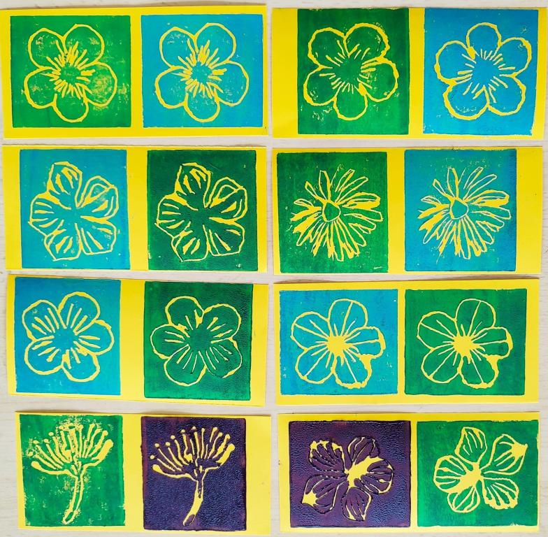 Les mardis de l'été «Cartes postales en linogravure»