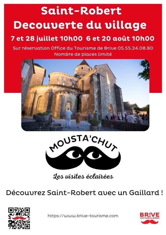 MOUSTA'CHUT : visite de Saint-Robert