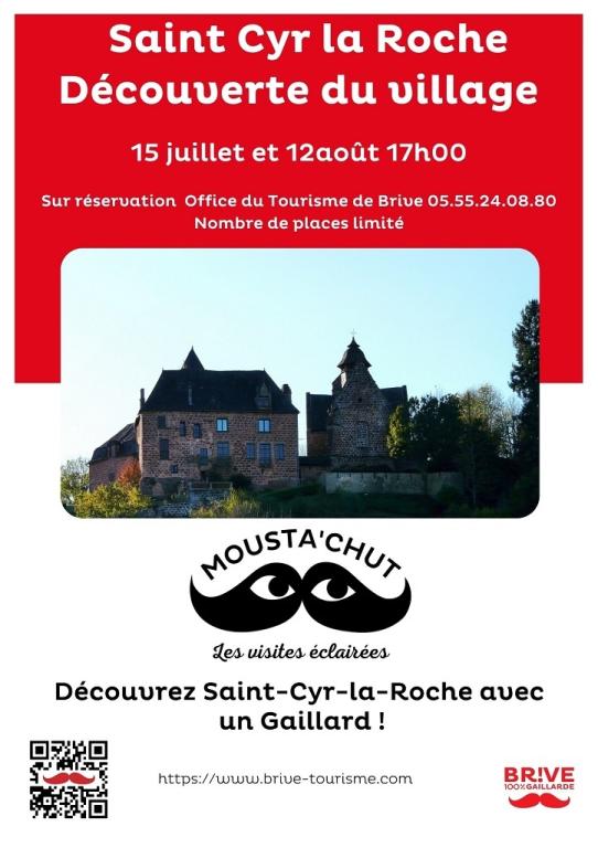 Mousta'chut: visite éclairée du village de St Cyr la Roche