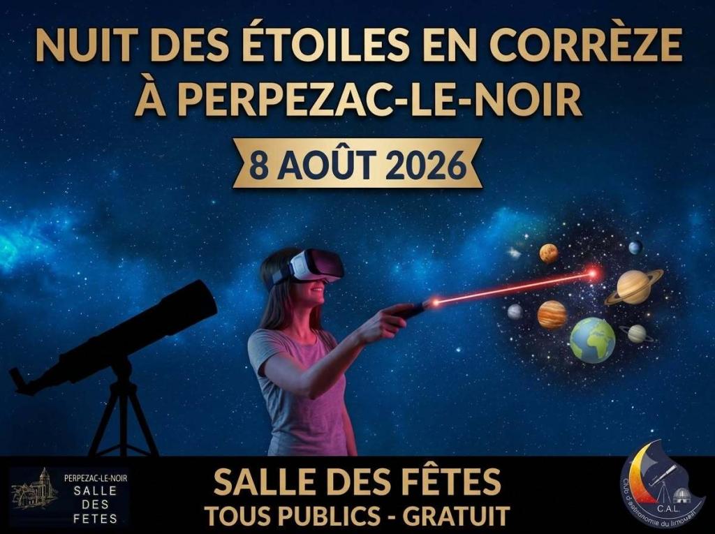 Nuit des étoiles à Perpezac-le-Noir